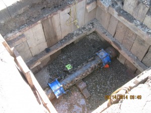 cleaning pipe
